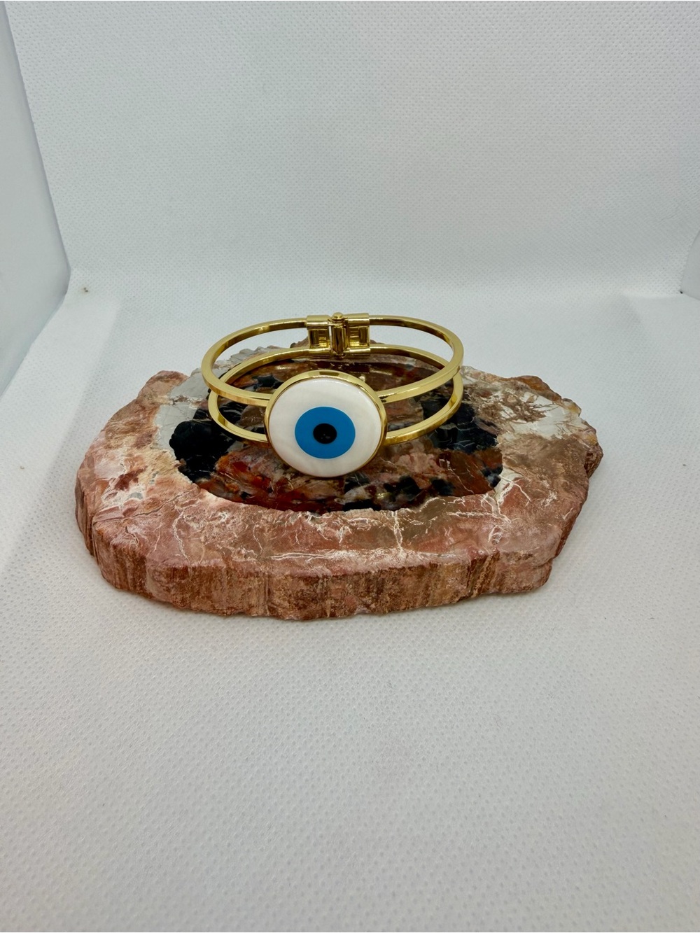 Blue Evil Eye Bracelet - Stanley steel Women's Jewelry